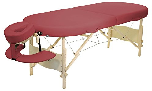 Clap Tzu Mobile Massageliege Kahuna Set-Burgund
