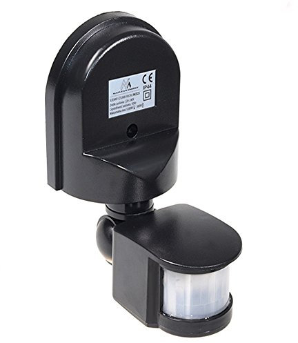 Maclean Energy MCE25 Security Light PIR Motion Detector Auto Switch Security Sensor Long Range Wall Mounted