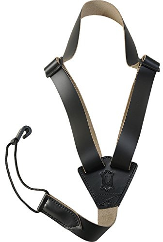 Levy's Leathers 2 Leather Classical Strap,Black