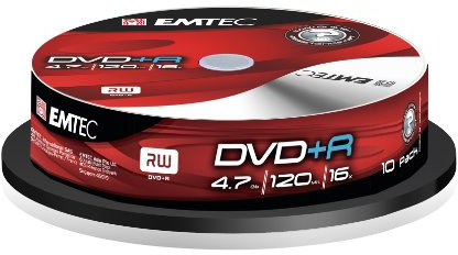 Emtec EKOVPR471016CB DVD vergine 4,7 GB DVD+R 10 pezzo(i)