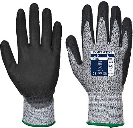 Portwest A665 VHR Advanced Cut Resistant Glove Gray, X-Large
