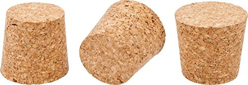 KORKEN aus NATURKORKEN STOPFEN für GÄRBALLON WEINBALLON FLASCHE 45/37mm KK45