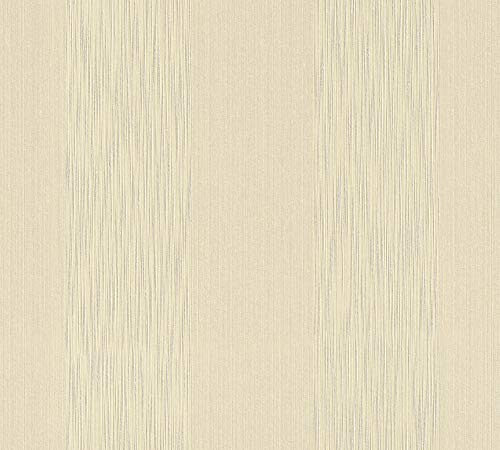 Architects Paper 956605 95660-5 Tessuto Papier peint textile avec bandes 10,05 m x 0,53 m Jaune Fabriqué en Allemagne