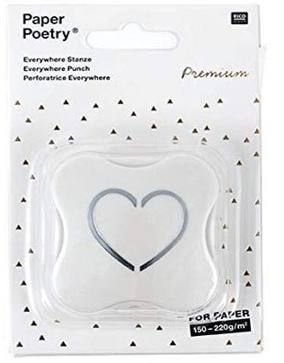 Rico Design GmbH & Co. KG Everywhere Perforatrice en Forme de cœur 3,5 x 3,5 cm
