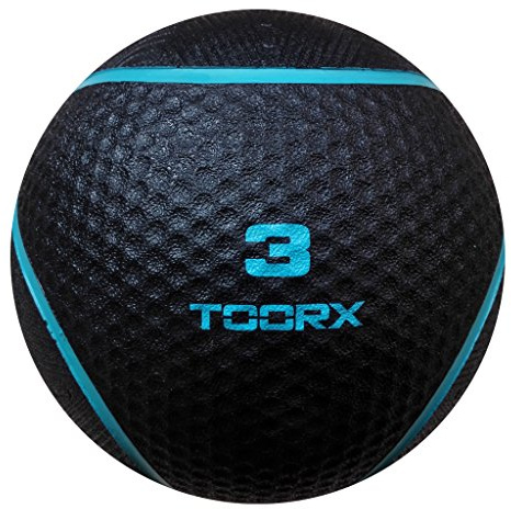 TOORX - Medizinball - Durchmesser 22 cm - 3 kg