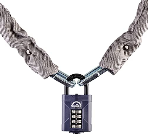 Henry Squire Steel Shackle Combination Padlock with Square Link Chain Set