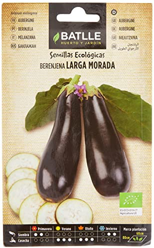 Bio Samen - Aubergine lang (45 Samen - Bio)