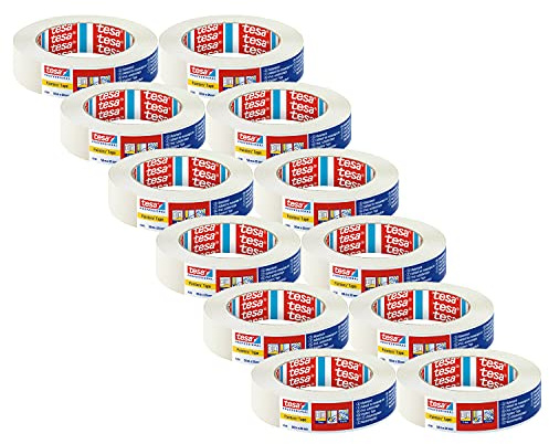 tesa Standard 4344 Ruban de Précision - x 8-50 m x 19 mm - Orange | Bande de masquage professionnel avec support en papier - Pour un masquage et une protection précis