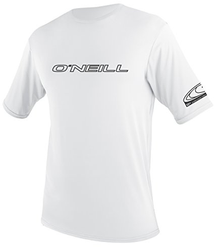 O'Neill Herren Basic Skins S/S Tee Rash Vest, Weiß, S EU