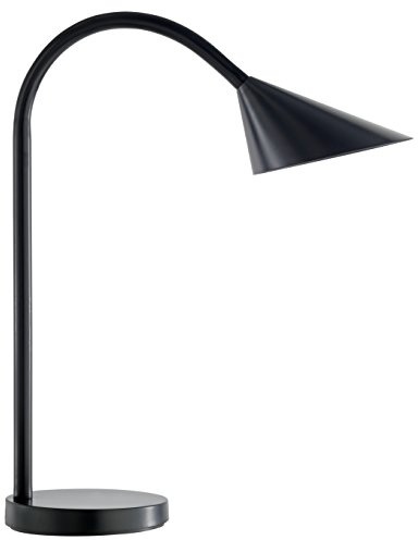 Unilux LED-skrivbord Sol, svart