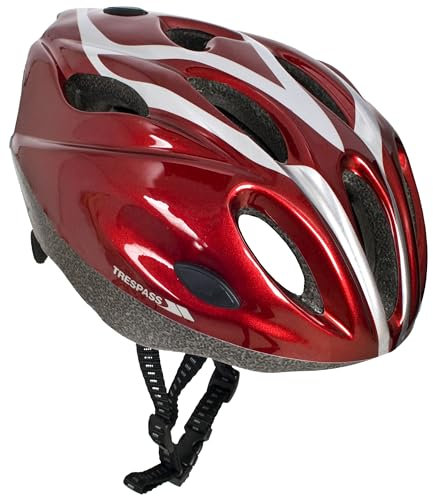 TANKY Unisex (Youths) Cycle Helmet METALLIC RED 52/56