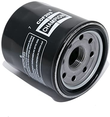à -lfilter Champion F 306 | Mit Bypass-Ventil und imprägniertem Filterpapier; Ref.-Nr. HF303, HF204, OC575, ISON303, ISON204; kompatibel mit Triumph
