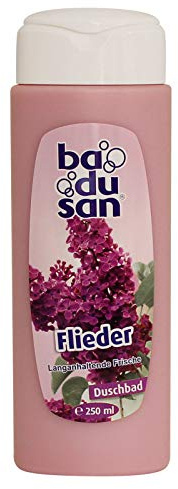 Badusan Duschbad Flieder 250 ml – Sanft pflegendes Duschgel mit zartem Fliederduft – Langanhaltende Frische & Hautpflege für jeden Tag