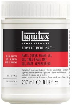 Reeves Liquitex Matte Super Heavy Gel Medium-8Oz