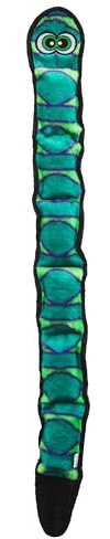 Outward Hound Durablez Snake – Squeaky Plush Dog Toy, No Stuffing for Less Mess, Interactive & Tough, 6 Jumbo Squeakers, Puppies & Dogs, X-Large, 40