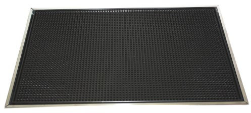Barmatte mit Edelstahlwanne 47 x 31,5 cm