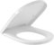 Villeroy & Boch Subway 2.0 WC-Sitz Komfort, Toilettendeckel mit Absenkautomatik, abnehmbarer Toilettensitz aus bruchsicherem Duroplast, Klodeckel Original Ersatzteil, D-Form XL, Weiß Alpin, glänzend