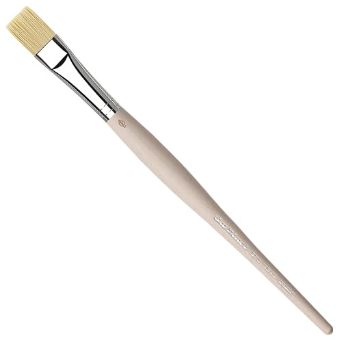 Cosmetic brushes - Pennelli piatti in setole naturali, modello Da Vinci