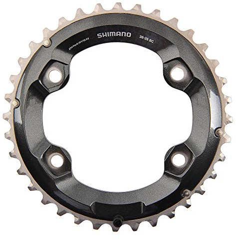 SHIMANO Unisex – Erwachsene Y-1RL98080 Kettenblätter, Schwarz, 36 (BC) für 36-26 Zähne, 36 Zähne (BC) für 36-26 Zähne