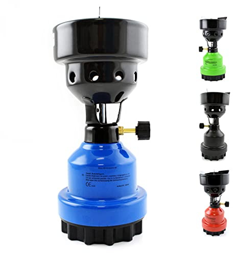 nean moderner Gas Campingkocher für Gaskartuschen/Stechkartuschen Gaskocher Gasbrenner Shishabrenner Shisha Kohleanzünder Anzünder Brenner Kartuschenkocher (Blau)