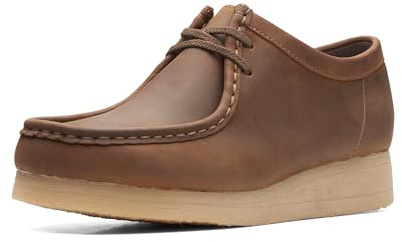 Clarks womens Padmora Oxford, Brown Smooth, 9 US