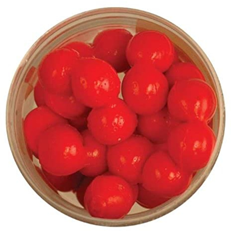 Berkley PowerBait Power Eggs Floating Magnum Salmon Egg Red - Garlic Scent, .5 oz Small Jar