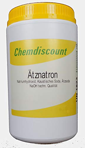 1kg Ätznatron in stabiler Dose (NaOH Natriumhydroxid) Mikroperlen