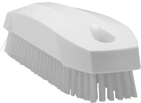 Vikan - Higiene - Cepillo para uñas - Fibras duras - 130 mm - Blanco