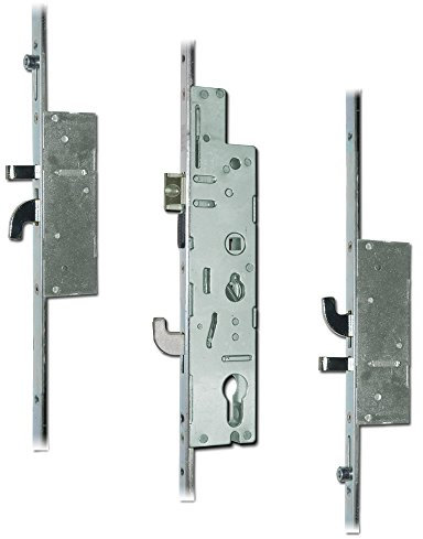 FULLEX XL Lever Operated Latch & Hookbolt - 2 Hook, 2 Anti-Lift & 2 Roller - 35/92