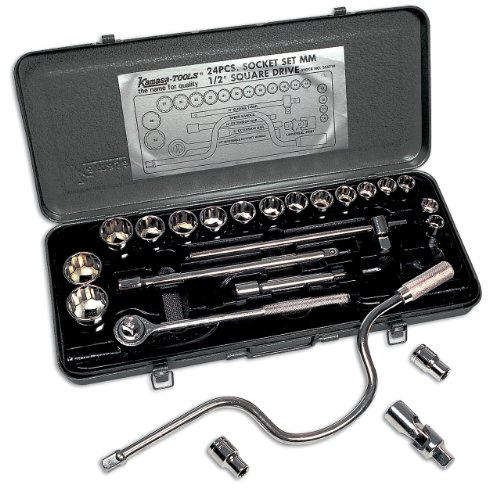 Kamasa SS4710 Socket Set 1/2D, 24pc
