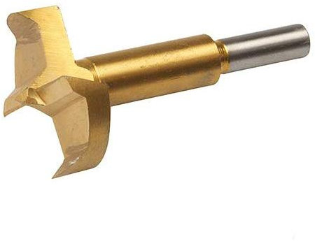 PRO 45mm Titanium Coated Forstner Bits – Flat Bottom Hole Saw/Core Drill Cutter - Loops