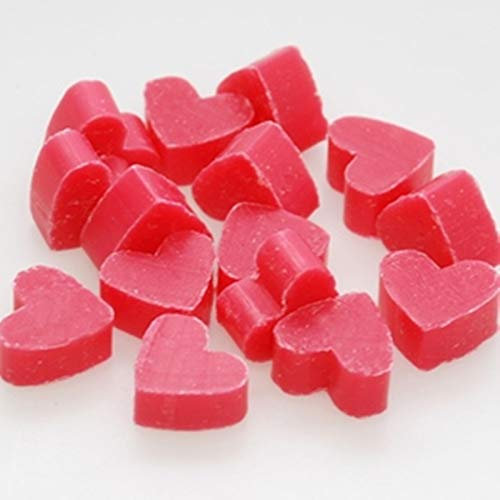 Florex Schafmilchseife Lot de 50 mini mini cœurs Lotus dans une pochette en organza pour invités