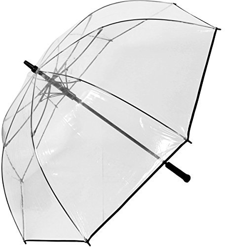 PureDay Golfschirm Automatik XXL 124cm - transparent extra gross