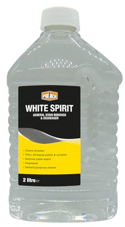 Palace White Spirit 2L, Paint Thinner and Paint Brush Cleaner, BS 245 | Thins most oil-based paints for decorating and finishing projects