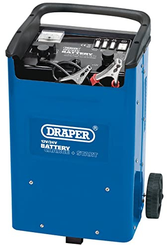 Draper Battery Charger Starter 260A | 12/24V Car Battery Charger | Jump Starter Power Pack | Easy Portable | 11966