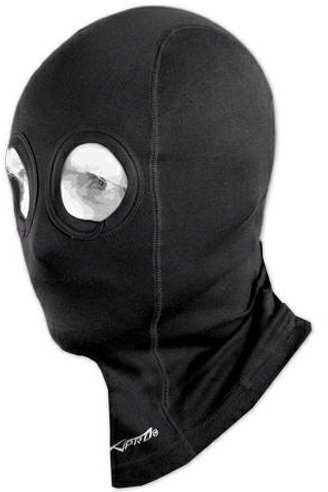 A-Pro Seide Gesichtmaske Sturmhaube Motorrad Unter Helm Ski Radfahrer Moped Schwarz