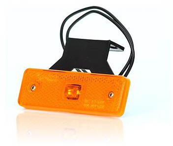 LED-MARTIN® 6er Sparset SU3 Umrissleuchte - inkl. Halter - gelb/orange - zugelassen für den Straßenverkehr (E-Zeichen eingeprägt) - Begrenzungsleuchte - Positionsleuchte - LKW - Auflieger