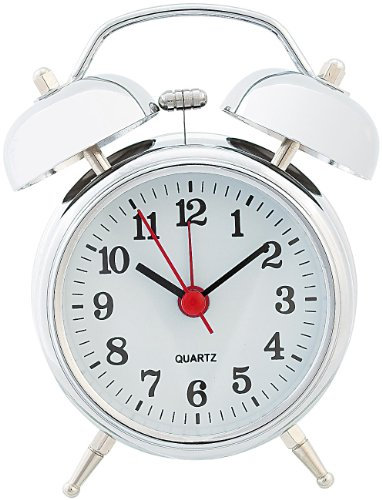 PEARL Glockenwecker laut: Nostalgischer Retro Glockenwecker mit Quarzlaufwerk (Retro Wecker, lauter Wecker, Nostalgie groß)