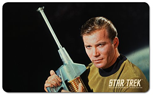 Logoshirt® Star Trek I Captain Kirk I Breakfast Board I Chopping Board I 23x14cm I Dishwasher Safe & Heat Resistant I Licensed Original Design
