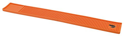 Piazza 502906 Barmatte, Kunststoff, orange, 8,5 cm Länge, 60 cm Breite