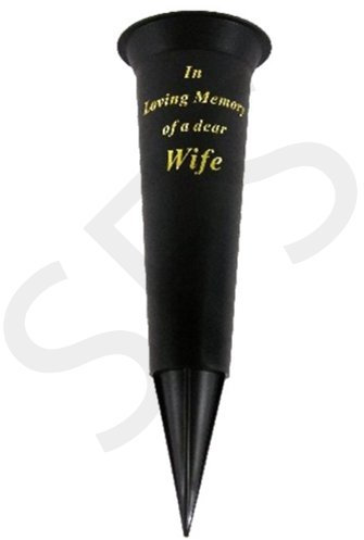 In Loving Memory moglie vaso di fiore di tomba funerale chiodi/ memoriale