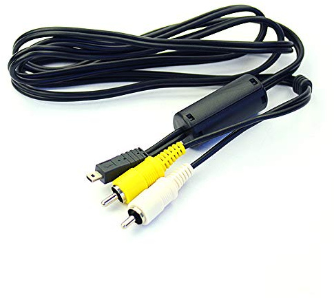 subtel Câble Audio Video Composite DMW-AVC1 pour Panasonic DMW-AVC1 Lumix DMC-FZ1000 FZ200 FZ300 FZ72 FZ70 TZ58 FZ8 Cable Video