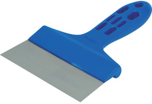 Flächenspachtel - Malerspachtel mit Kunststoff-Griff - Edelstahl - 130x37mm - Modell K1