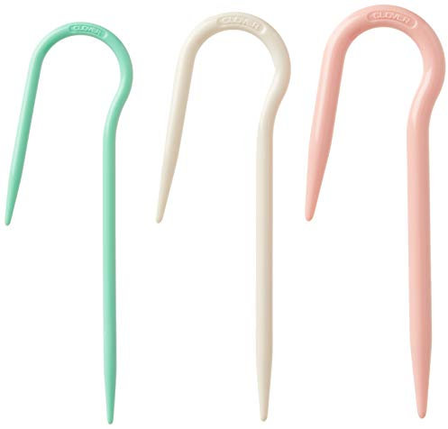 Clover Guardapuntos para Trenzados U, Multicolor, 16x5x3 cm, 3 Unidades