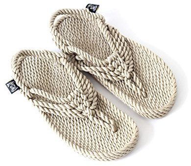 Nomadics Jester Damen Sandale aus Seil Camel, 41
