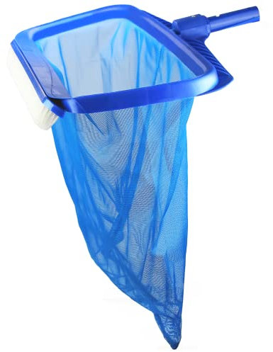 Swimline HYDROTOOLS 8041 Laubkescher für oberirdische Poolteiche | extra großes Skimmer-Netz-Reinigungswerkzeug, ultrafeine, Tiefe Netztasche | strapazierfähiger, verstärkter Kunststoffrahmen mit