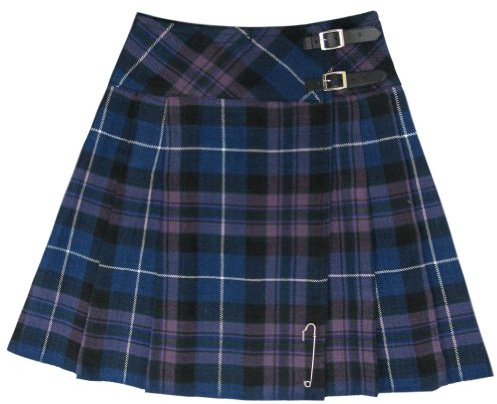 kilt/jupe pour femme - tartan Honour of Scotland - 51 cm (longueur) - 12 UK : 38 EU/ FR 40