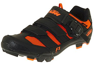 KTM MTB Schuh 2017 Factory Line Schwarz-Orange (43 Eu/10 US, Schwarz)
