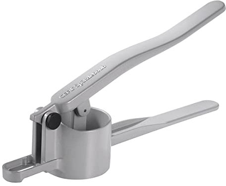 Gefu 13170 Kartoffel-/Spätzlepresse Spätzleboub, Guss, Handgeschabt, Silber