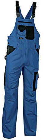 Cofra V054 – Salopette da 0-02.z46 Praga misura in azzurro/nero, 46